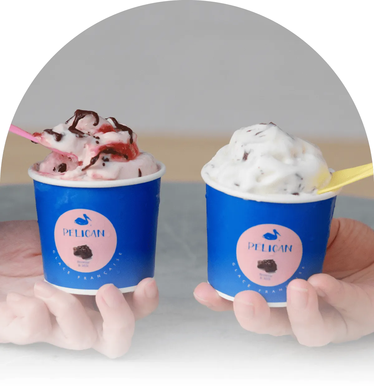冰淇淋外燴規格2.現挖紙杯裝 米其林餐桌上的饗宴就濃縮在這一杯貝力岡法式冰淇淋裡