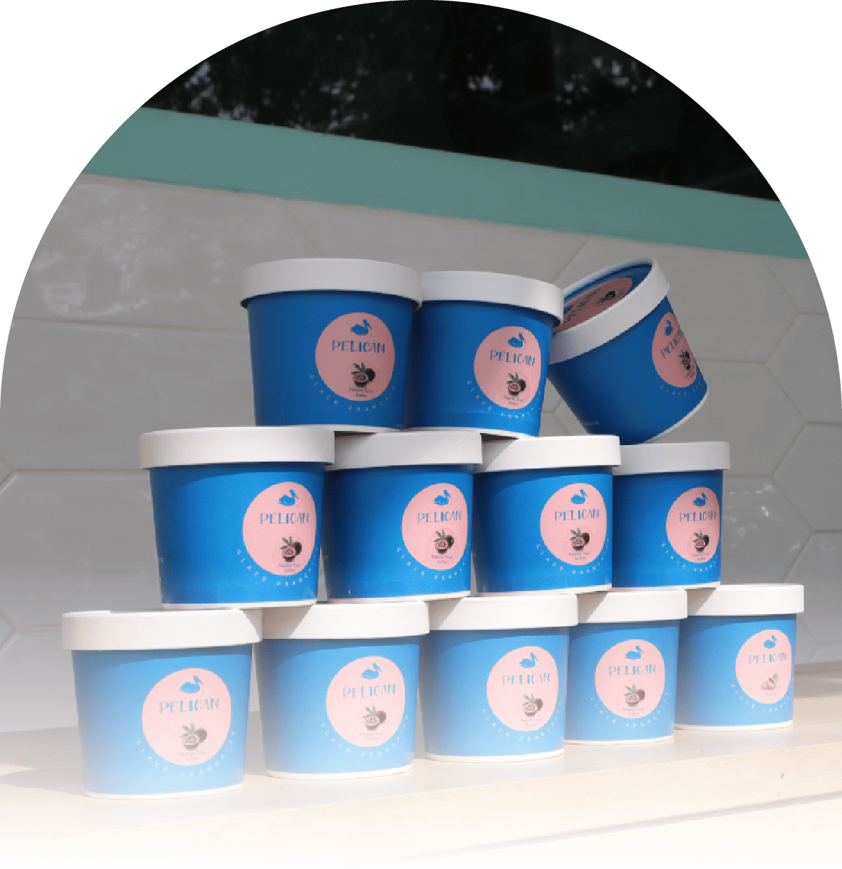 冰淇淋外燴規格3.獨享杯裝 整杯封裝設計 方便帶著走 美味不流失