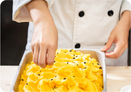 貝力岡承襲米其林餐廳的，經典冰淇淋配方，提供最好的品質給加盟合作的廠商